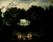 Jean Honore Fragonard Der Garten der Villa d'Este Sweden oil painting artist
